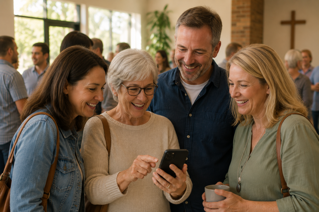 Custom-branded versus white-label church app for a small Australian church
